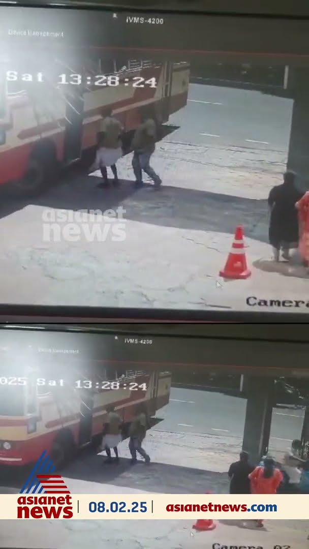 ബസില്‍ കുഴഞ്ഞു വീണ യാത്രക്കാരിക്ക് രക്ഷകരായി KSRTC ജീവനക്കാരും യാത്രക്കാരും