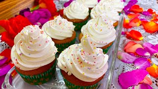 کاپ کیک وانیلی  ?Vanilla Cupcake Recipe ?