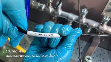 New system CR718 common rail test bench CR pump connection