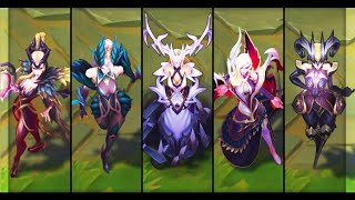 All Coven Skins - Old Gods Dark Witches Morgana Camille Lissandra LeBlanc Zyra (League of Legends)