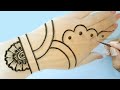 Simple Mehndi Designs For Hands Gol Tikki Mehendi Design Tutorial 2020 Arabic Mehndi Back Hand Simple Mehndi Designs For Hands Gol Tikki Mehendi Design Tutorial 2020 Arabic Mehndi Back Hand