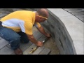Scribing Pavers Up Against a Fixed Edge