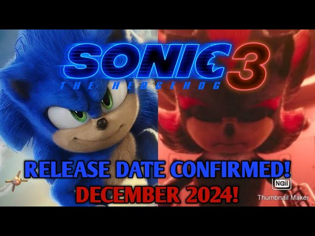 Sonic the Hedgehog 3 Movie Gets December 2024 Release Date