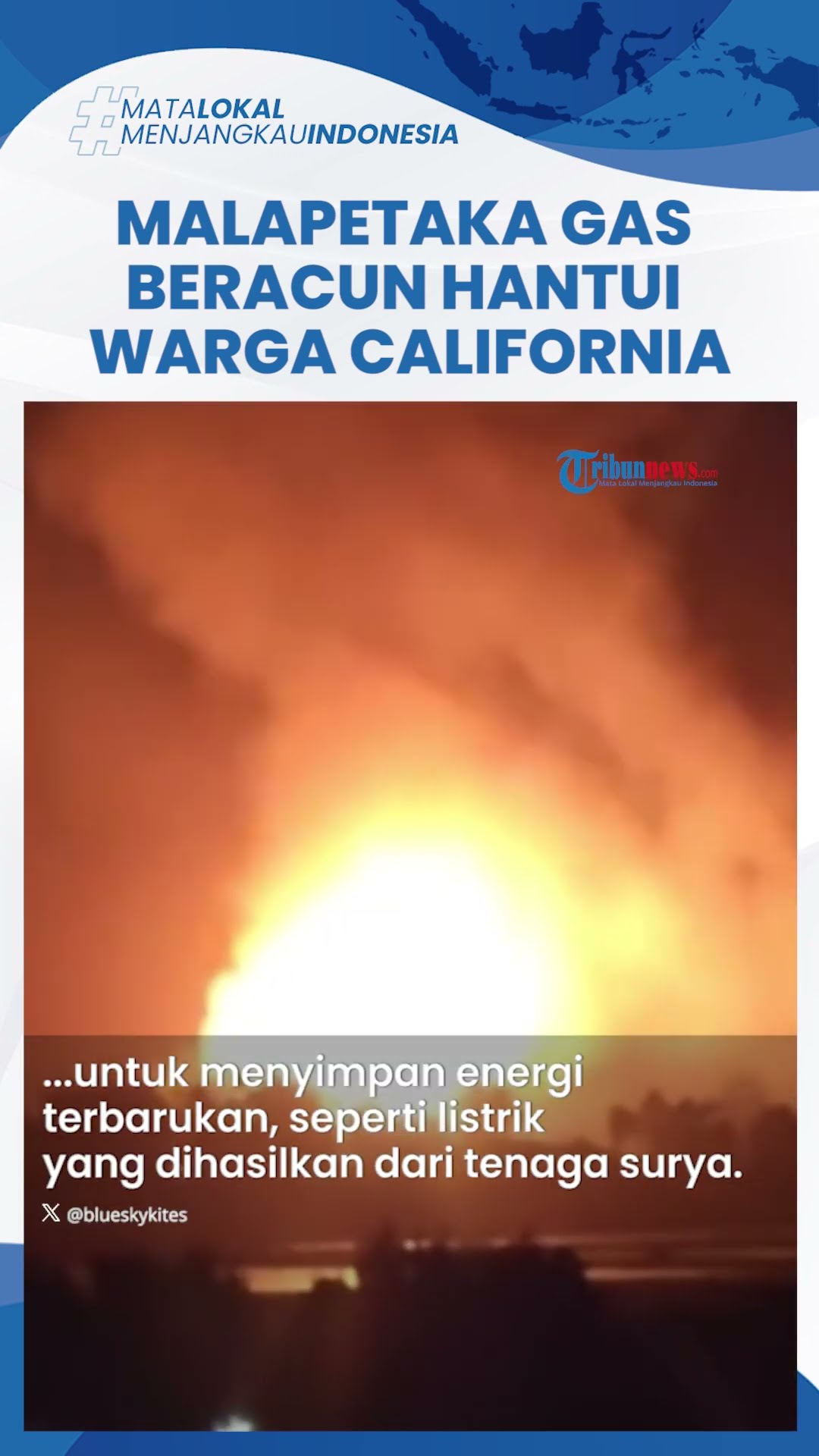 Gas Beracun Hantui Warga Los Angeles, Pabrik Baterai Terbesar Dunia di California Terbakar Habis