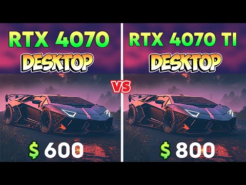 RTX 4070 vs RTX 4070 Ti - TESTED 15 GAMES [4K]