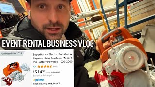 🎪 Party Rental Business Vlog: Gearing Up for the Season with 306 Party Rentals 🛠️