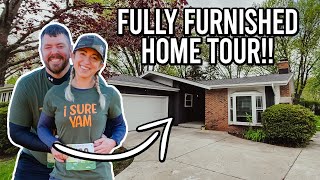 Our Fully Furnished New Home Tour | Randy Santel & Katina Eats Kilos