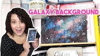 How to Draw: Galaxy Background with COPIC VARIOUS INK