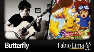 Video thumbnail of "Butterfly Digimon on Fingerstyle by Fabio Lima"