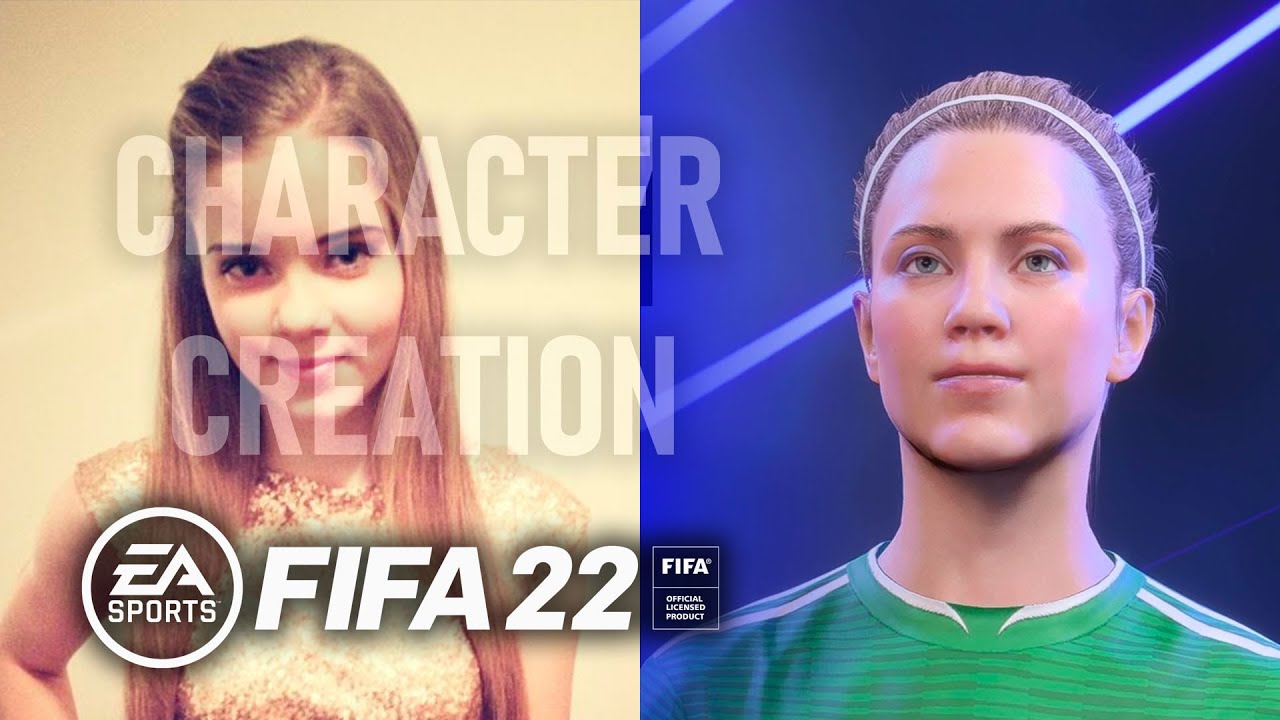 FIFA 22  FEMALE CHARACTER CREATION
