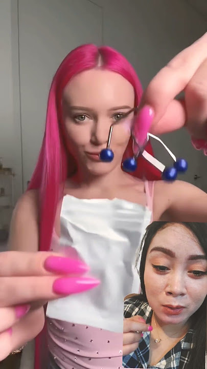 cara bikin lesung pipi😁 #funny #challenge #haul #lifehack #beauty