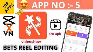 BEST REEL EDITING APP 😍 & VIDEO EDITING APP | VIDEOSHOW PRO APK | VIP APPS screenshot 4