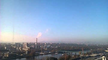 Stack plume time lapse