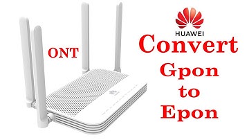 How to Convert GPON to EPON | Convert gpon to epon | huawei gpon to epon | gpon to epon l @Infotv777