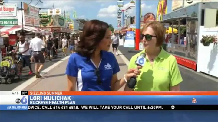 Lori Mulichak discusses how to have a healthy day at the Fair.