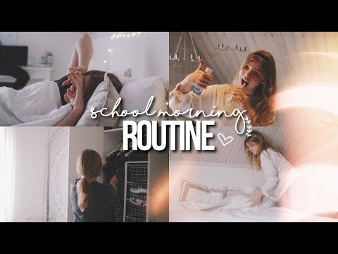 SCHOOL MORNING ROUTINE for high school 2018!!