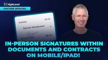 In-Person Signatures within Documents and Contracts on Mobile and iPad!