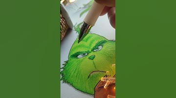 Drawing Grinch and Max 🎄🐕 #Christmas #Short