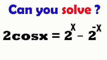 Olympiad Maths for Class 11 | Can You Solve This Exponential Trigonometric Equation  @mathsmood