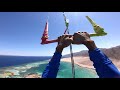 Kite surfer flies away 150m high