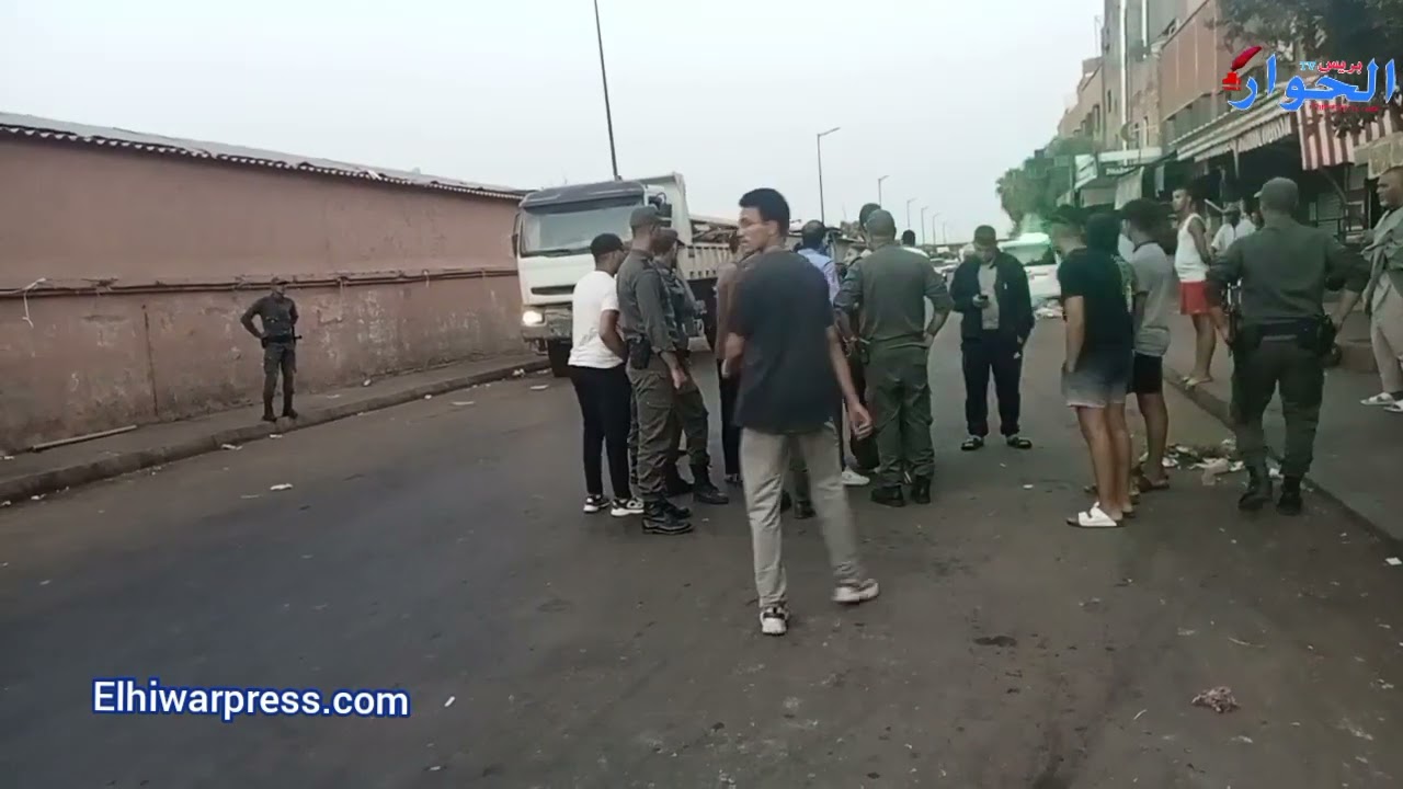 مراكش قائد المقاطعة الوسطى سيدي يوسف بن علي يشرف على أكبر حملة لتحرير ملك العمومي مع الفجر.