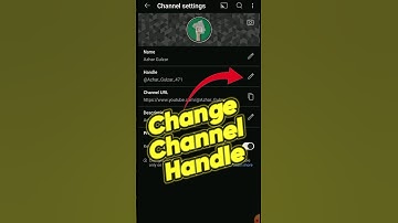 How to Change Your YouTube Channel Handle: A Quick and Easy Guide" #handle #shorts #azhar_tech