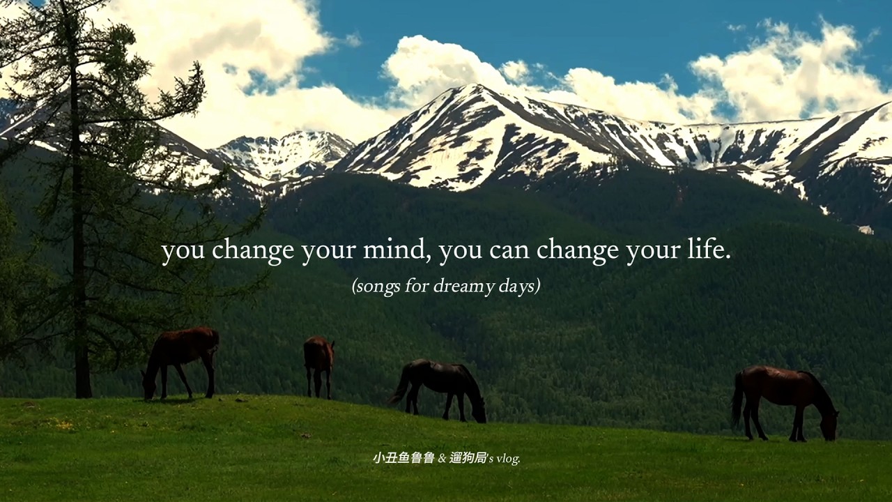 you change your mind, you can change your life. — (songs for dreamy days) you change your mind, you can change your life. — (songs for dreamy days)
