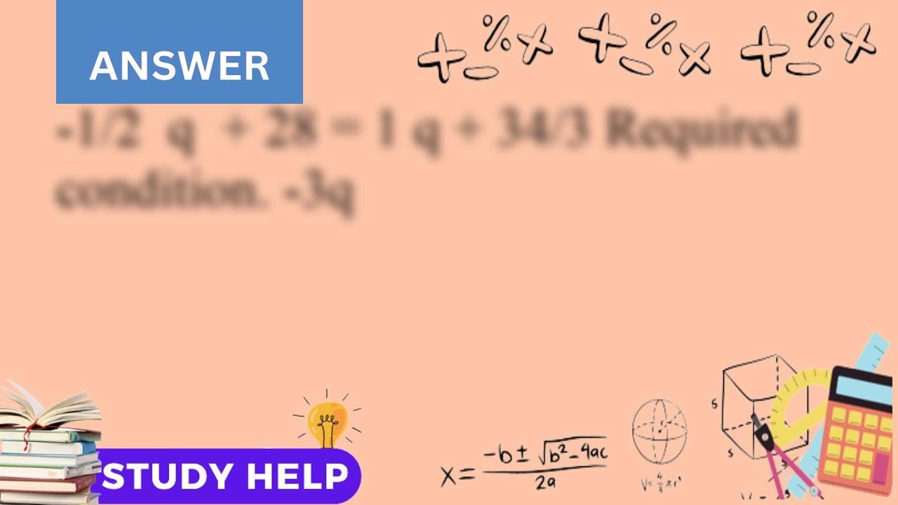 Find the market equilibrium point for the following demand and supply functions Demand 2p q 56 Su...