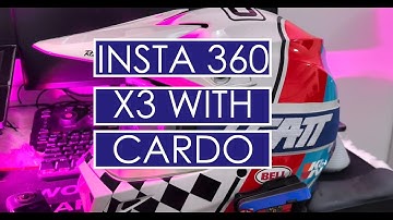 Insta 360 X3 + CARDO Packtalk Edge