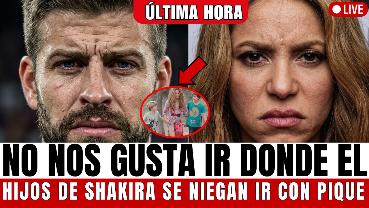 Milan y Sasha le dicen no a Piqué: el giro que sacude a Shakira