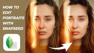 How to professionally edit portraits with Snapseed App