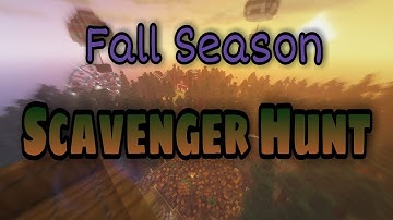 Minecraft: Fall Season Scavenger Hunt || 1.16+ Puzzle Map Trailer ||