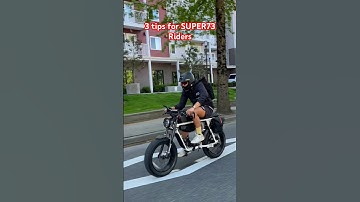 🚨3 tips for #super73 riders🚨#shorts #tipsandtricks