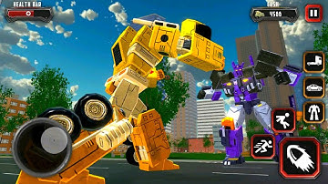 Optimus Truck Robot Transformers War of Robots Game 2024 - Android Gameplay