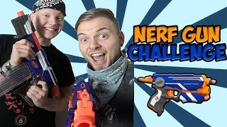 Nerf Gun Challenge - Tomohawk Vs Squid