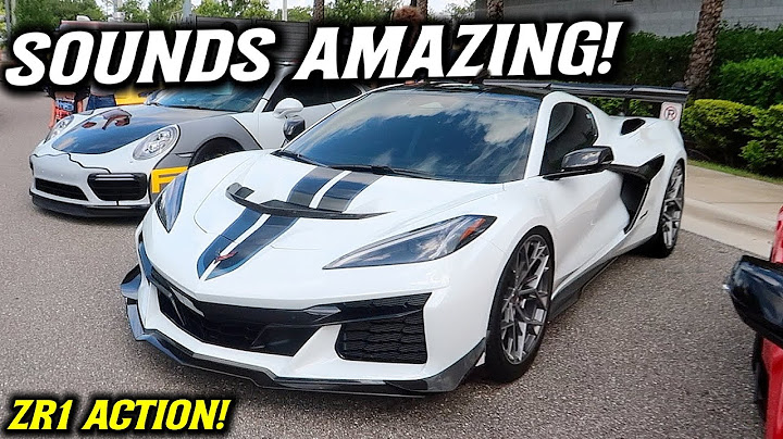 The All New ZR1 C8 Corvette TAKES OVER the Car Meet! *Sounds SO Good!*