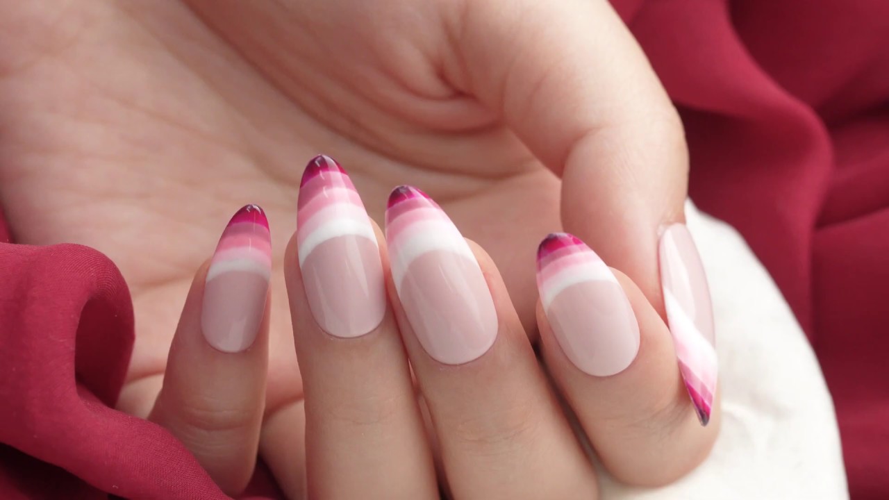 3. French Manicure with a Twist - wide 7