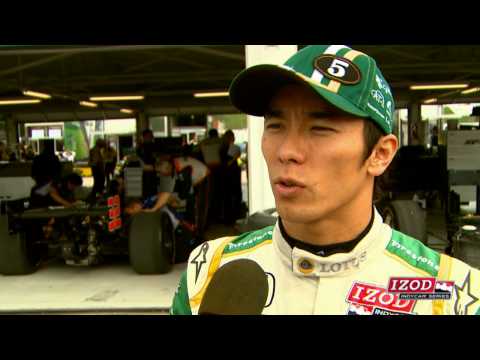 Takuma Sato Kansas Post-Race Interview in Japanese