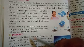 Class - 3/lesson 5/ Introduction to Internet