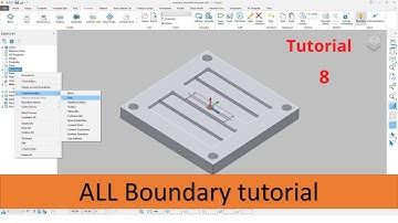 How to create Boundary in powermill 2020|delcam powermill Boundary tutorials in hindi
