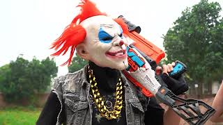 LTT Nerf Mod : Girl S.W.A.T New Heroically Defeated Nerf Guns Attack Boss Masked Criminals Dangerous
