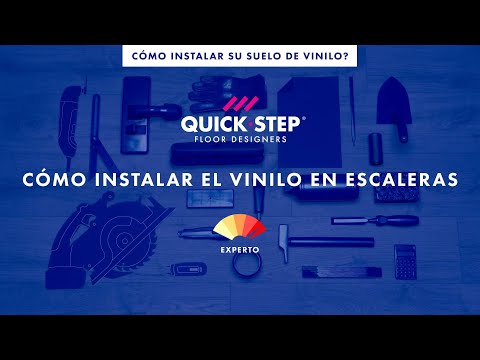 ¿Cómo instalar el suelo de vinilo en escaleras? | Tutorial de Quick-Step