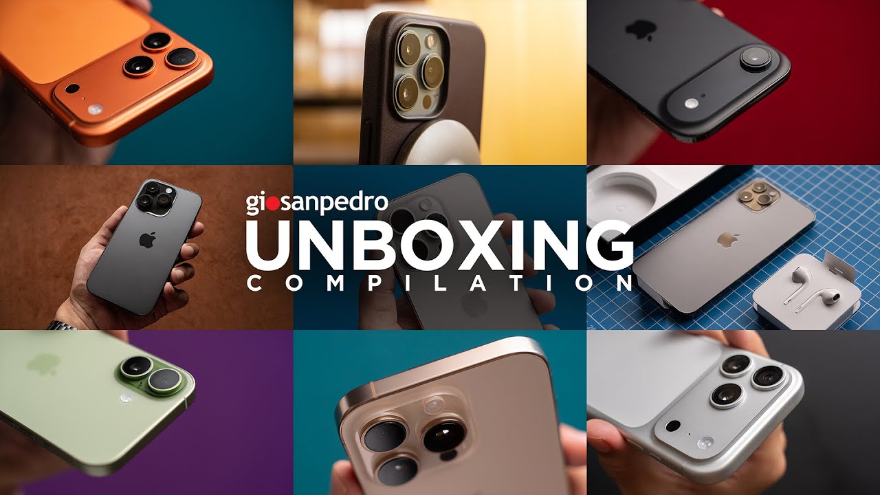 Unboxing iPhones 12 Pro to 17 Pro Max | ASMR Compilation | Satisfying