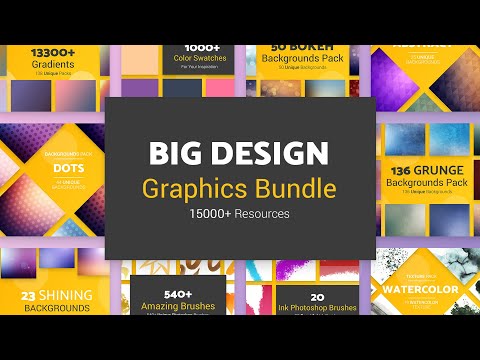 Big Design Graphics Bundle (15000+ Resources)