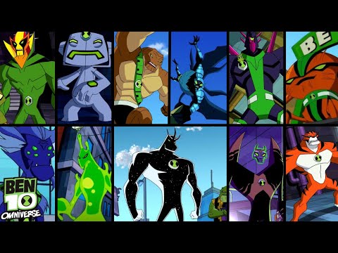 EVERY ALIEN FORCE ALIENS TRANSFORMATIONS IN OMNIVERSE | BEN 10