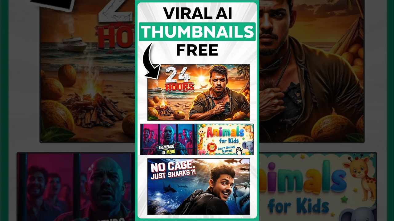 Design Viral Thumbnails in Seconds with AI