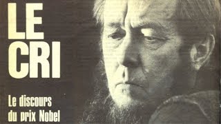 𝗔𝗹𝗲𝘅𝗮𝗻𝗱𝗿𝗲 𝗦𝗢𝗟𝗝𝗘𝗡𝗜𝗧𝗦𝗬𝗡𝗘, LE CRI (Discours du prix Nobel [1970])