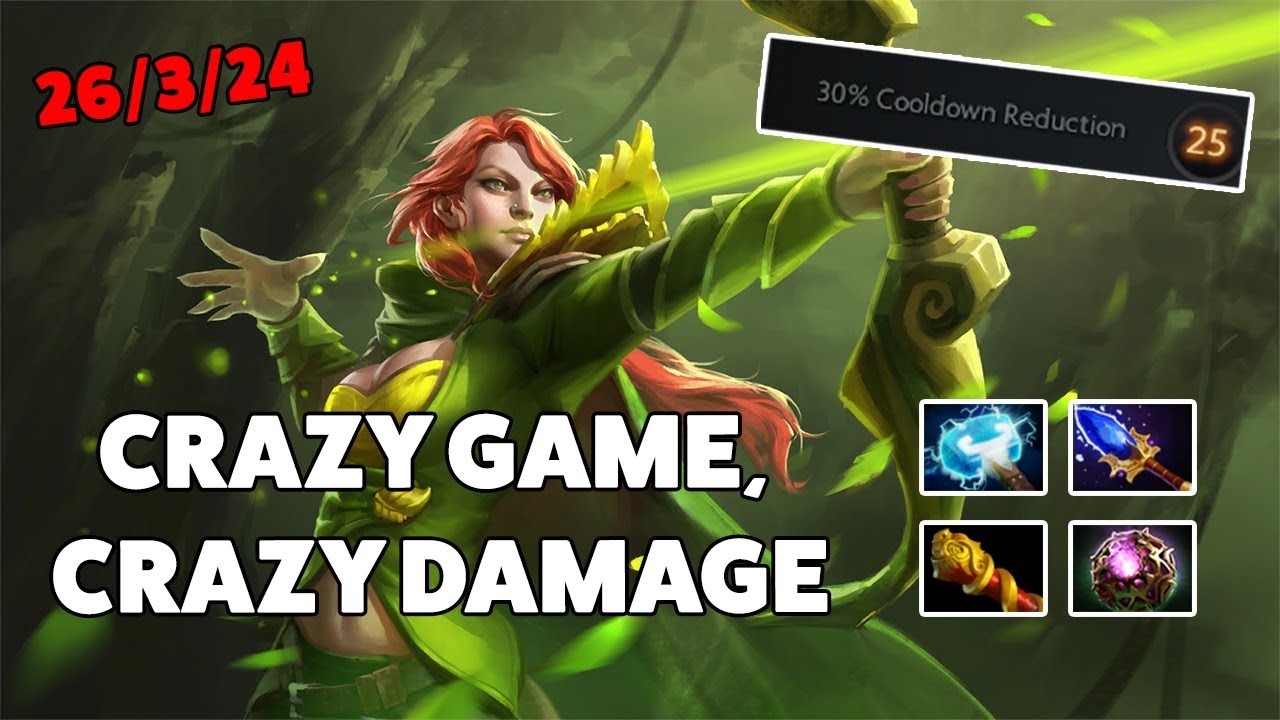 CRAZY GAME, CRAZY DAMAGE WINDRANGER OFFLANE YouTube