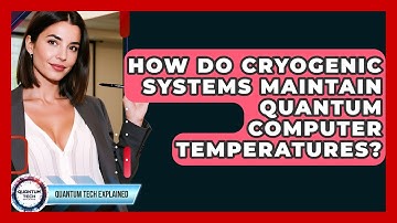 How Do Cryogenic Systems Maintain Quantum Computer Temperatures? - Quantum Tech Explained