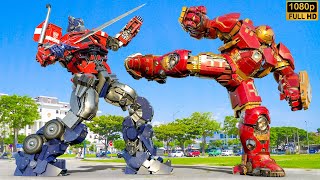 Avengers Optimus Prime vs Hulkbuster Full Movie  Hulk Smash Scene #2024 | Paramount Pictures [HD]